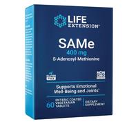 Life Extension SAMe S-Adenosyl-Methionine 400mg Tablets 60 Tablets