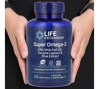 Life Extension Super Omega-3 EPA/DHA Fish Oil Omega-3 based Cardiovascular Support 60 pcs, softgels