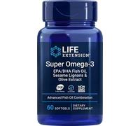 Life Extension Super Omega-3 EPA/DHA Fish Oil Omega-3 based Cardiovascular Support 60 pcs, softgels