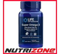 Life Extension Super Omega-3 EPA/DHA with Sesame Lignans & Olive Extract 60 soft