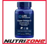 Life Extension Super Omega-3 EPA/DHA with Sesame Lignans & Olive Extract - 240