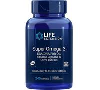 Life Extension Super Omega-3 EPA/DHA With Sesame Lignans & Olive Extract 240 Softgels