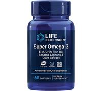 Life Extension Super Omega-3 EPA/DHA Fish Oil Omega-3 based Cardiovascular Support 60 pcs, softgels