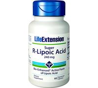 Life Extension Super R-Lipoic Acid, 240mg - 60 vcaps Free P&P