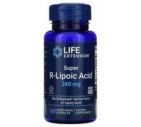 Life Extension - Super R-Lipoic Acid 240 mg - Energy & Antioxidant - 60 Veg Capsules