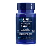Life Extension Super Ubiquinol CoQ10 With Enhanced Mitochondrial Support 100mg Softgels 60 Softgels