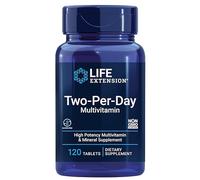 Life Extension, Two per Day, Multivitamin, 120 Tablets, Minerals, Gluten-Free, Soy-Free, GMO-Free