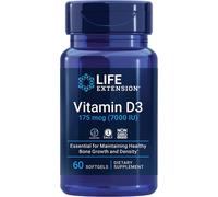 Life Extension Vitamin D3 175mcg (7,000IU) 60 Softgels Bone Health Immune System