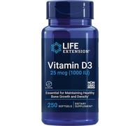 Life Extension - Vitamin D3, 1000IU, 250 capsules