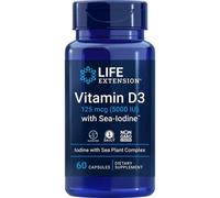 Life Extension Vitamin D3 With Sea-Iodine 5000iu Capsules 60 Capsules
