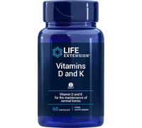 Life Extension Vitamins D and K 60 EU Vegetarian Capsules