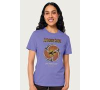 Life Finds A Way Mosquito In Amber Relaxed Fit T-Shirt Jurassic Park Violet XXL