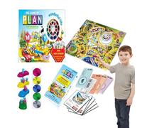 Life Game Board Classic - Indoor Of Life Game for Kids | Interactive Decision-Making Educational Family Board for Kids Teens, Indoor for 2-4 Players