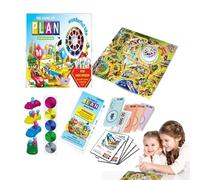 Life Game - Of Life Classic Board Games - Interactive Decision-Making Educational Family Board Game for Kids Teens, Indoor for 2-4 Players