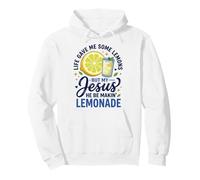 Life Gave Me Lemons But Jesus Makes Lemonade Faith Apparel Pullover Hoodie