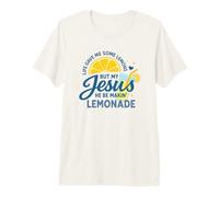 Life Gave Me Lemons Jesus Be Making Lemonade Funny Premium T-Shirt