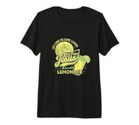 Life Gave Me Lemons Jesus Makes Lemonade Christian Funny Premium T-Shirt