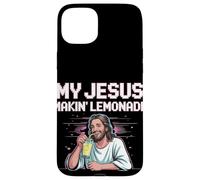 Life Gave Me Some Lemons But Jesus Making Lemonade Funny Case for iPhone 15 Plus
