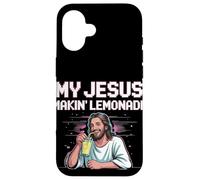 Life Gave Me Some Lemons But Jesus Making Lemonade Funny Case for iPhone 16