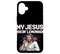 Life Gave Me Some Lemons But Jesus Making Lemonade Funny Case for iPhone 16 Plus