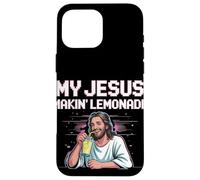 Life Gave Me Some Lemons But Jesus Making Lemonade Funny Case for iPhone 16 Pro Max