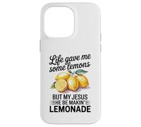 Life Gave Me Some Lemons But My Jesus Christian Lemonade Case for iPhone 14 Pro Max