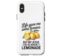 Life Gave Me Some Lemons But My Jesus Christian Lemonade Case for iPhone X/XS