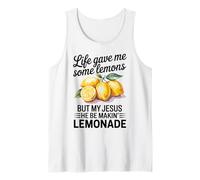 Life Gave Me Some Lemons But My Jesus Christian Lemonade Tank Top