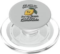 Life Gave Me Some Lemons But My Jesus He Be Makin' Lemonade PopSockets PopGrip for MagSafe