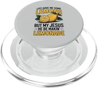 Life Gave Me Some Lemons But My Jesus He Be Makin' Lemonade PopSockets PopGrip for MagSafe