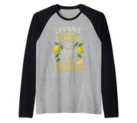 Life Gave Me Some Lemons But My Jesus He Be Makin' Lemonade Raglan Baseball Tee