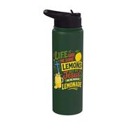 Life Gave Me Some Lemons But My Jesus He Be Makin Lemonade Stainless Steel Insulated Water Bottle