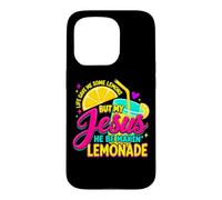 Life Gave Me Some Lemons Jesus Makin Lemonade Christian Kids Case for iPhone 15 Pro