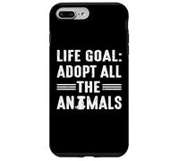 Life goal adopt all animals for dog dad or dog mom Case for iPhone 7 Plus/8 Plus