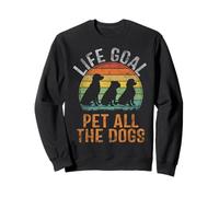 Life Goal Pet All The Dogs Funny Essential Sweatshirt