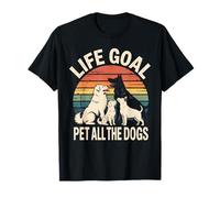 Life Goal Pet All The Dogs tee for Women Kids Funny Dog T-Shirt