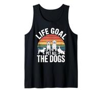 Life Goal Pet All The Dogs tee for Women Kids Funny Dog Tank Top