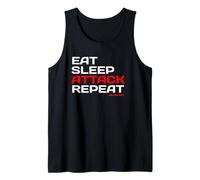 Life Goals: EAT Sleep Attack Repeat High-Energy Training Tank Top