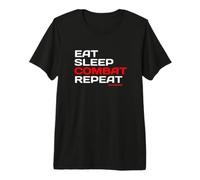 Life Goals: Eat Sleep Combat Repeat, Defense Training Premium T-Shirt