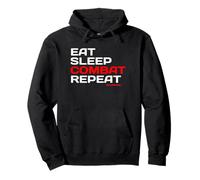 LIfe Goals: Eat Sleep Combat Repeat, Defense Training Pullover Hoodie