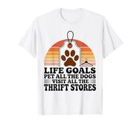 Life Goals Visit All The Thrift Stores Funny Thrifting T-Shirt