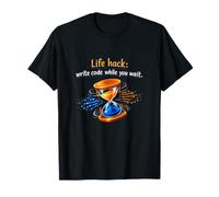 Life Hack Write Code While You Wait Programmer Humor T-Shirt