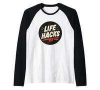 Life Hacks Speech Costume for Boys and Girls Raglan Baseball Tee