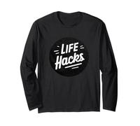 Life Hacks Stamp for Adults and Kids Long Sleeve T-Shirt