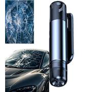 Life Hammer with Seatbelt Cutter,Car Window Breaker & Safety Hammer for Emergency Escape,Safe Pro Glass Breaker Tool,Safe Sound Personal Safety Device for All People(Grey)