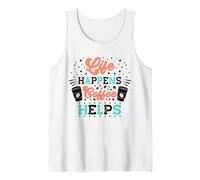 Life Happens, Coffee Helps Tank Top