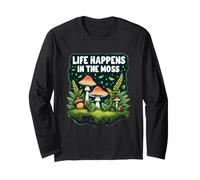 Life Happens in The Moss Mossarium Terrarium Cottagecore Long Sleeve T-Shirt