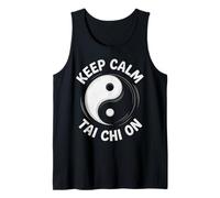 Life Happens Keep Calm Tai Chi On Martial Arts Yin & Yang Tank Top