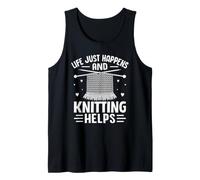 Life Happens Knitting Helps Tank Top