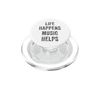 Life Happens Music Helps PopSockets PopGrip for MagSafe